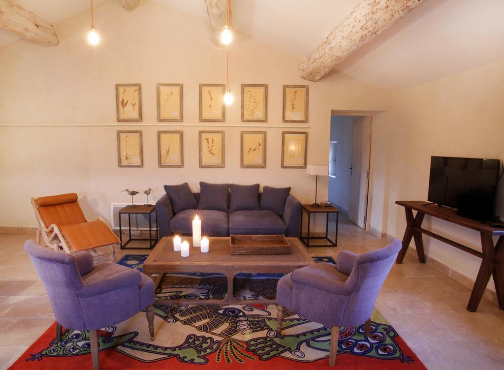 Apartamento Domaine Des Peyre Robion en Luberon Habitación foto